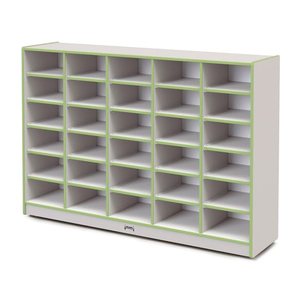 Jonti-Craft Rainbow Accents 30 Tub Mobile Storage, without Tubs, Key Lime Green 4030JCWW130 - main